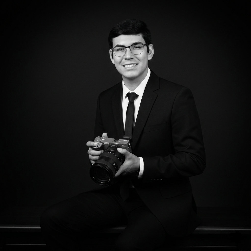 El Fotógrafo trabajando